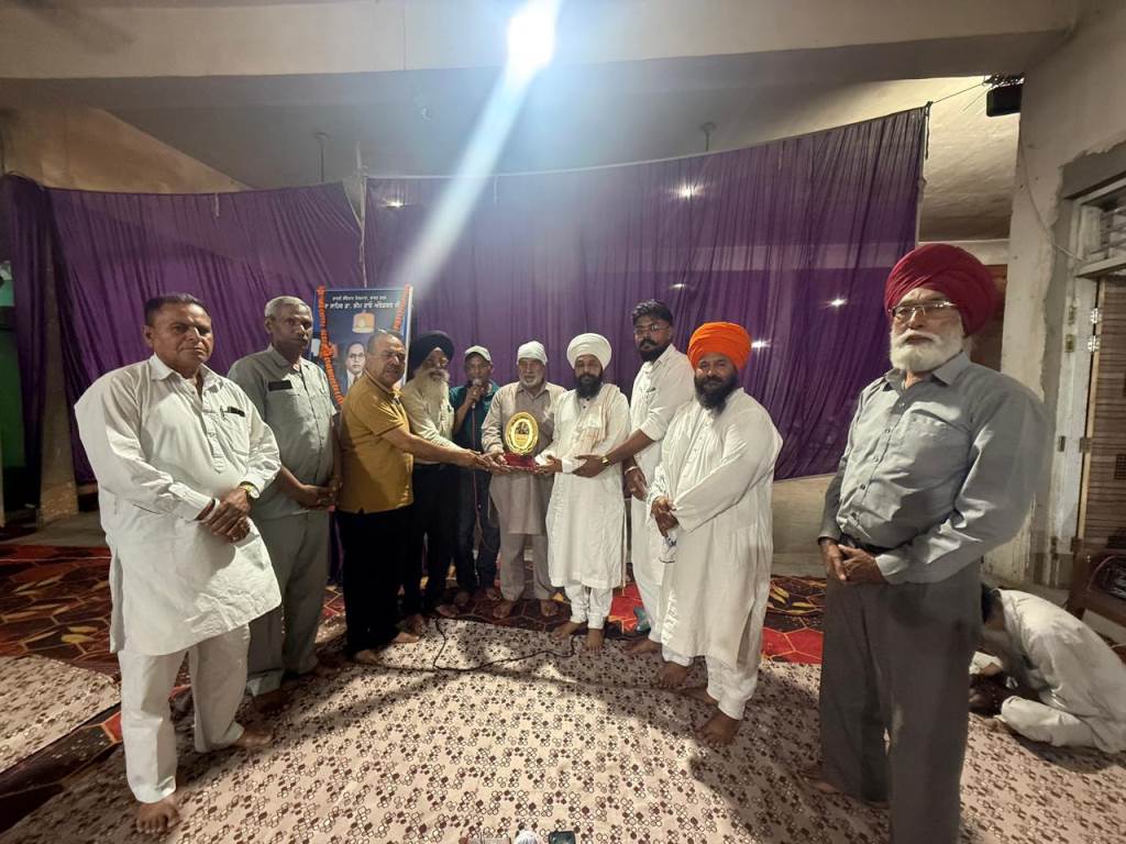 Baba Saheb Dr Ambedkars Birth Anniversary Celebrated with Reverence at Banga Chowk Garhshankar